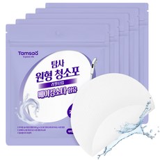 Tamsaa 小蘇打拋棄式圓形濕拖清潔布 濕式 20張, 5個