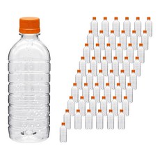 mir 耐壓蓋透明PET圓形飲料空瓶 柳橙, 90個, 500ml