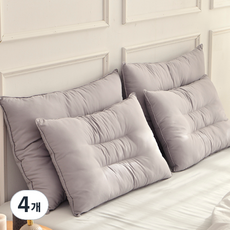 블레딕홈 퓨리케어 빨아쓰는 경추베개 세트, 그레이, 4개