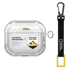NATIONAL GEOGRAPHIC 國家地理 Wappen 透明保護殼, AirPods1/2, 山脈 透明色, 1個