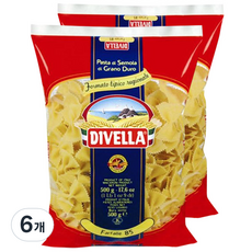 디벨라 파르팔레 파스타, 500g, 6개