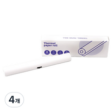 카피어랜드 휴대용프린터 HTP-431전용 감열지 A4 2p, 4개