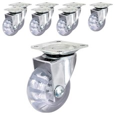 철물대장 인라인 캐스터 무소음 우레탄 바퀴 회전 대, 8개