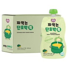 DDODDOmam 聰明媽媽 擠著吃的粥 Set 7入裝 甜南瓜口味, 700g, 1盒