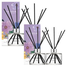코코도르 퍼퓸 디퓨저 2p 세트, 베이비파우더, 서울로즈, 200ml, 1개