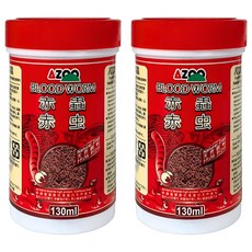 AZOO 紅蟲 高蛋白營養飼料 AZ80037, 130ml, 2瓶