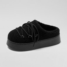 CHAAKAN SHOES 女款 Cezanne 綁帶羊羔毛防寒毛拖鞋 WTACR4h8030