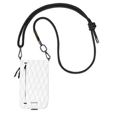 MAGEASY Phone Sacoche 手機掛繩隨行包 附掛繩, 1個, 白色 + 沉穩黑