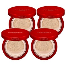 미샤 래디언스 퍼펙트핏 쿠션 15g, 21호 페어, 4개