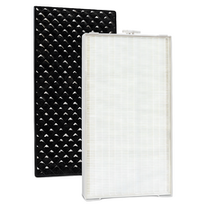 PUREBURG淨博 高效HEPA微粒濾網 + 顆粒狀活性碳除臭濾網 適用 Amway 安麗/逸新 SKY Atmosphere 第三代空氣清淨機, 1套, SKY-01