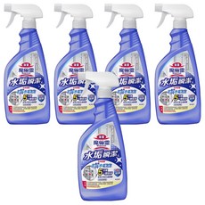 Kao 花王 Magiclean 魔術靈 浴室清潔劑 水垢瞬潔 噴槍瓶, 5分鐘一擦即淨, 99.9%除菌, 500ml, 5瓶