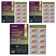 천호엔케어 데일리코어 녹차카테킨 다이어트 30g, 60정, 3개