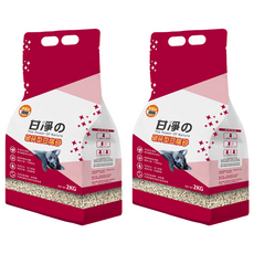 甘淨 破碎型豆腐貓砂 2KG 無香味, 2包