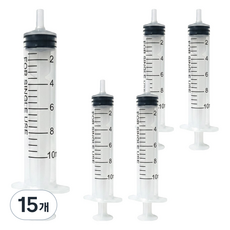 헬스퍼스트 다용도주사기 10ml, 15개