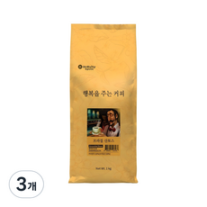 McNulty Coffee 給予幸福的咖啡原豆 巴西山多士, 1kg, 3個