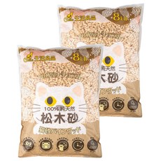 Catfeet 崩解型天然松木貓砂 100%天然 無化學成份 低過敏無塵 吸水力佳, 原味, 3.63kg, 2包
