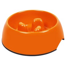 SUPER 休普 優質健康慢食碗狗碗貓碗寵物碗/SD優質美耐皿 XL, 1個, 橘色