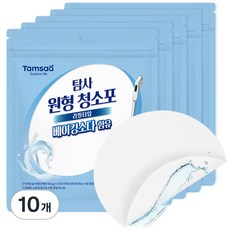 탐사 베이킹소다 일회용 습식 원형 청소포 20매 물걸레 청소기호환, 10개