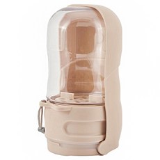 Pets Family 便攜式水瓶 小號 350ml WO068, 1個, 米色