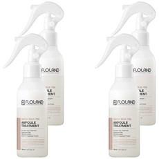 FLOLAND 免沖洗水解蠶絲蛋白護髮噴霧, 4瓶, 150ml