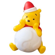 Disney 迪士尼 小熊維尼系列 公仔充電座, 小熊維尼 黃色 + 白色 + 紅色, 1個