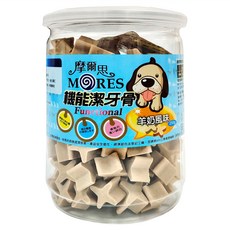 Mores 摩爾思 潔牙骨 小星型 羊奶風味, 250g, 1罐