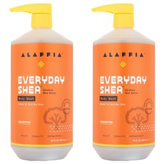 알라피아 에브리데이 시어 바디워시, 950ml, 2개