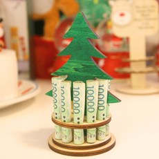 Stupid 感動現金禮物鈔票夾, 聖誕樹, 1個