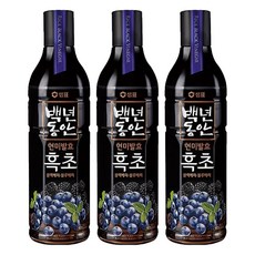 Sempio 膳府 玄米黑醋 藍莓+黑莓口味, 900ml, 3瓶