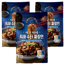차오차이 직화 수타식 짜장면 720g 2인분, 3개