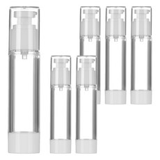 真空精華液瓶 50ml, 單一顏色, 6個