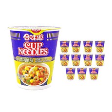 NISSIN 日清 杯裝海鮮湯拉麵 70g, 12入