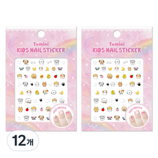 투미니 키즈 네일스티커, T017, 12개