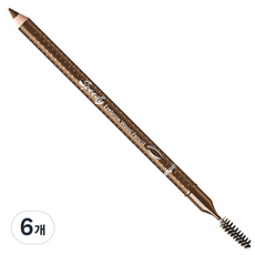 페리페라 스피디 아이브로우 우드 펜슬 1.8g, 3호 브라운, 6개