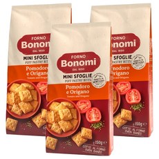 Bonomi 比薩口味千層酥, 3包, 150g
