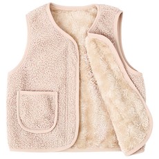 愛北鼻 兒童羊羔絨背心 柔軟舒適 時尚百搭 方便穿脫