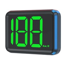 領先者 X1 GPS定位 LED大字體 HUD多功能抬頭顯示器, 1個, 黑色