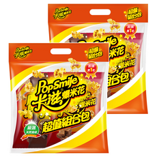 Pop-Smile 卡滋 爆米花超值組合包, 巧達起司 50g + 美式焦糖牛奶 50g + 特濃巧克力 50g, 2袋
