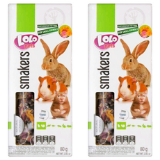 LOLO pets 鼠兔棒棒糖 養生草本, 80g, 2盒