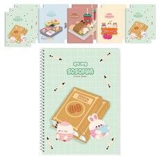 DADA Sosofun 兒童小學國語10格線圈筆記本, 隨機出貨, 12個