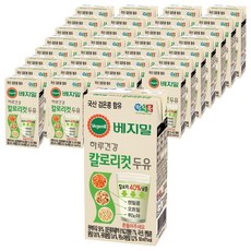 베지밀 하루건강 칼로리컷 두유, 190ml, 32개