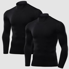 Armedes 男式打底半頸龜長袖 Muzi Tech Fit AR53 2ea