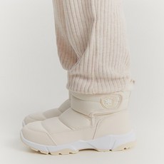 SHOOPENkids 兒童魔鬼氈滑雪鋪棉雪靴 HPKV7FFV1U