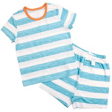 Maykids 童款條紋短袖短褲套裝