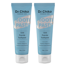 Chika博士高氟1450牙膏, 100g, 2個
