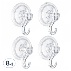 쇼핑153 강력한 진공 흡착식 후크, 8개, 03 화이트