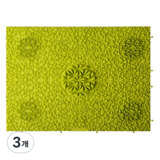 보니토리 마사지 다이아몬드 지압판, 그린, 3개