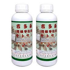 吉多桑 精煉甲殼素 有機抑菌抗病藥劑 1L, 2瓶, 1瓶