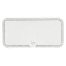 好拾選物 LED智能觸控化妝鏡/汽車遮陽板梳妝鏡 3色光, 白色