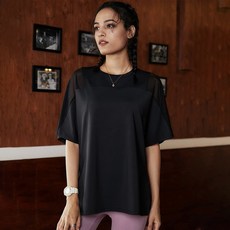 Naya Style 女式瑜伽短袖 T恤 A-847-4